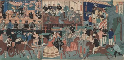 外国人游览横滨 作者 歌川佳tora
