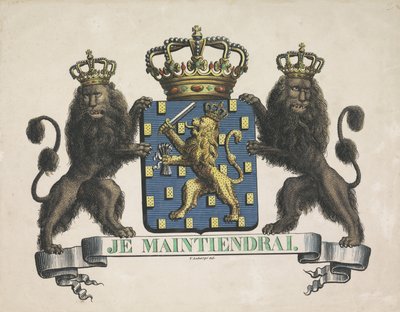 荷兰王国国徽，1815 年 作者 五、拉巴格