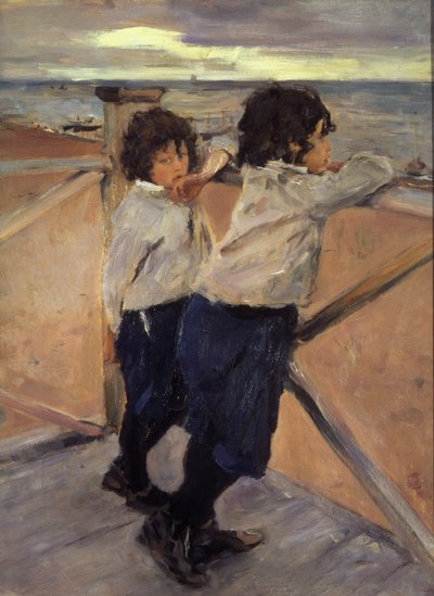 儿童，1899年 作者 瓦伦丁·亚历山德罗维奇·塞罗夫