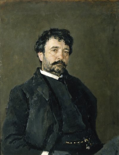 歌剧歌手安吉洛·马西尼（Angelo Masini）的肖像1844-1926，1890年 作者 瓦伦丁·亚历山德罗维奇·塞罗夫
