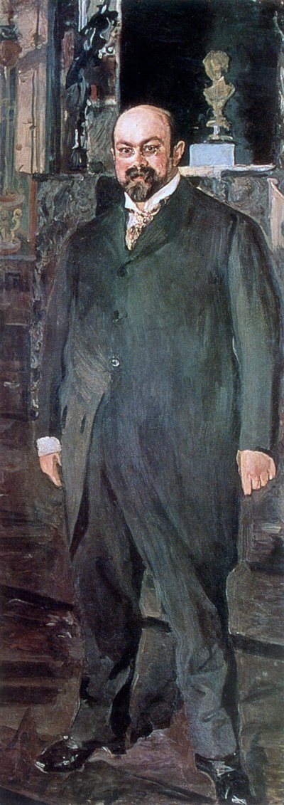 米哈伊尔·阿布拉莫维奇·莫罗佐夫的画像，1902年 作者 Valentin Serov