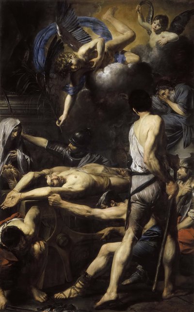 圣人Processus和Martinian的殉道，1629年。 作者 瓦伦丁·德·博洛涅