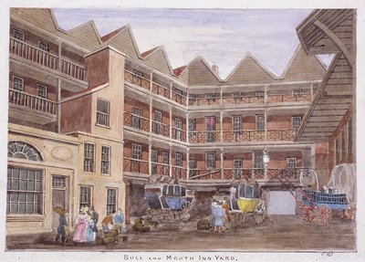 伦敦牛口街，1806年 作者 情人节戴维斯