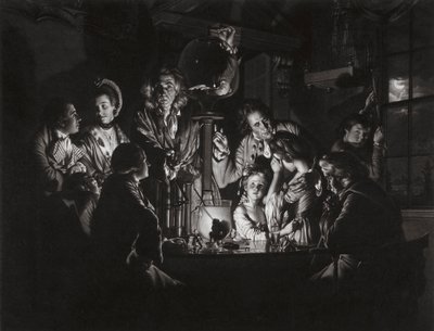 在德比的约瑟夫-赖特之后，对空气泵中的鸟进行的实验，1769年。   作者 情人绿