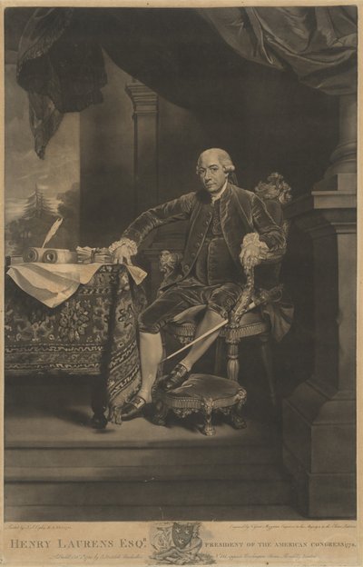 Henry Laurens 作者 约翰·辛格尔顿·科普利之后的瓦伦丁·格林