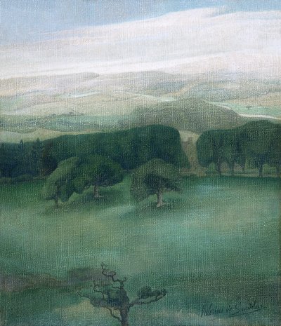 卡迪根郡的山"，1910年代 作者 瓦莱里乌斯·德·赛德勒