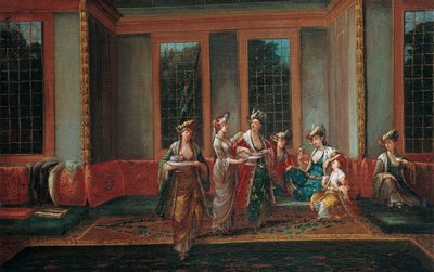 喝咖啡的女性，1720年代 作者 范慕尔