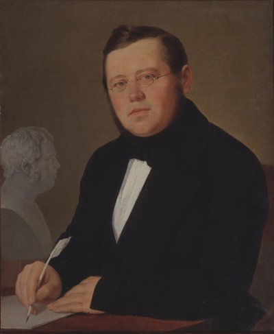 作者肖像Mikhail Zagoskin 1789-1852 作者 瓦西里·安德烈耶维奇·托平