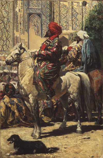 撒马尔罕的骑兵，1872年 作者 瓦西里·瓦西里耶维奇（Vasili Vasilievich Vereshchagin）