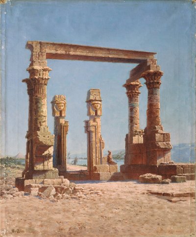 埃及神庙遗址 作者 瓦西里·瓦西里耶维奇（Vasili Vasilievich Vereshchagin）