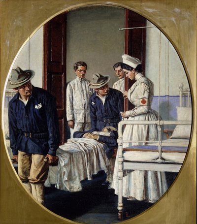 1901年在军事医院 作者 瓦西里·瓦西里耶维奇（Vasili Vasilievich Vereshchagin）