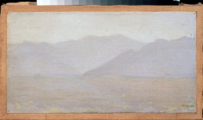 Matin au Cachemire (Inde) (《克什米尔的早晨》) - Vasili Vasilyevich Vereshchagin (Vassili Verechtchaguine) (1842-1904) 的画作，纸上水彩 作者 瓦西里·瓦西里耶维奇（Vasili Vasilievich Vereshchagin）