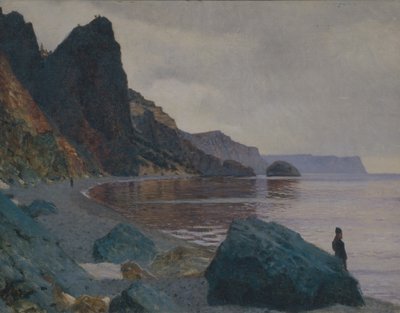 在圣乔治修道院附近。克里米亚 作者 瓦西里·瓦西里耶维奇（Vasili Vasilievich Vereshchagin）