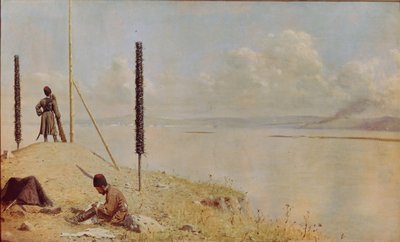 纠察多瑙河，1878-1879年 作者 瓦西里·瓦西里耶维奇（Vasili Vasilievich Vereshchagin）