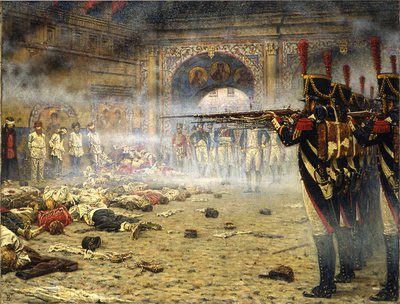 1897-1898年莫斯科的法国人 作者 瓦西里·瓦西里耶维奇（Vasili Vasilievich Vereshchagin）