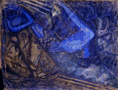 哀悼米歇尔·弗鲁贝尔（Michail Vrubel）逝世，1910-1911年 作者 瓦西里·伊万诺维奇·杰尼索夫