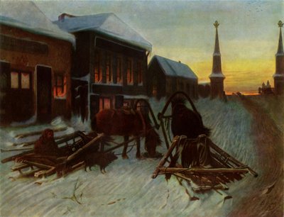 收费桥的酒馆》，1868年，1965年。 作者 瓦西里·佩罗夫