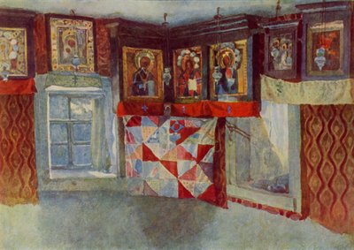 乡村礼拜堂，1880年至1889年，1965年。 作者 瓦西里·苏里科夫（Vasily Surikov）