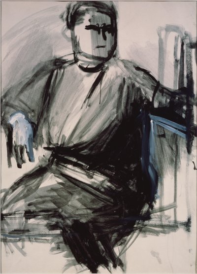 自画像，1934年 作者 薇拉·米哈伊洛娃（Vera Mikhailovna Yermolayeva）