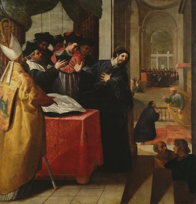 St. Jean de Matha放弃他的博士学位 作者 Vicente Carducho