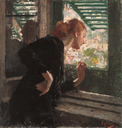 窗边的女士 作者 Vicenzo Irolli