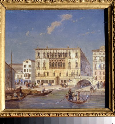 "Vue de Venise : le palais Bernardo"（《威尼斯风光：贝尔纳多宫》） Jean-Victor (Jean Victor) Vincent Adam (1801-1867) 19eme siecle 俄罗斯图拉国立艺术博物馆 作者 维克多·亚当