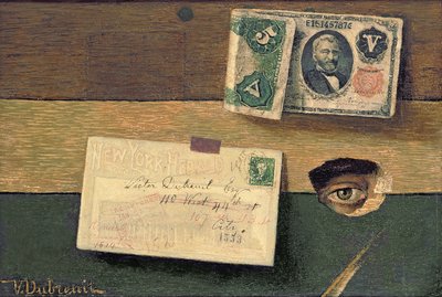 艺术家之眼》，约 1898 年（布面油画） 作者 维克多·杜布罗伊