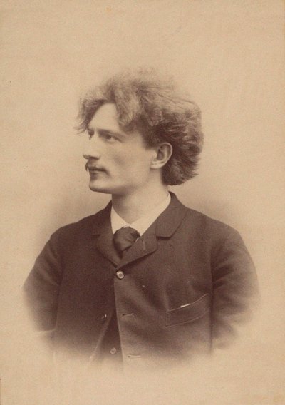 作曲家伊格纳西-扬-帕德莱夫斯基的肖像 1860-1941年，1889-1890年。 作者 维克多·吉拉德