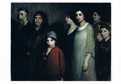 移民》，约 1910 年（布面油画） 作者 维克多·哈格曼