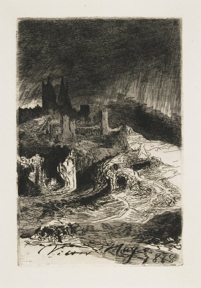 景观，1868年 作者 维克多·雨果