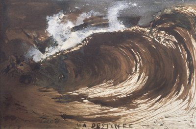我的命运，1857年（钢笔墨水，水洗和水粉） 作者 维克多·雨果
