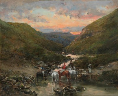比斯科拉附近的峡谷，18901900。 作者 维克多·休格