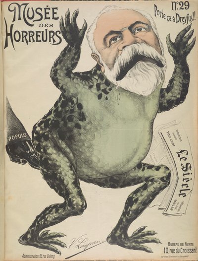 恐怖博物馆 恐怖画廊：Yves Guyot，1899年。 作者 维克托·莱内普沃