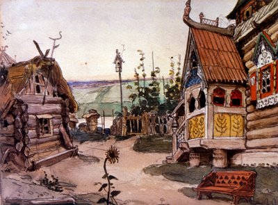 维克托·米哈伊洛维奇·瓦斯涅佐夫 (Viktor Mikhaylovich Vasnetsov) 创作的《尼娜·斯洛博德卡·贝伦杰耶夫卡》(Nina Slobodka Berendeevka)（1848 年 1926 年） 作者 维克多。