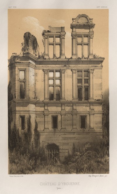 第十五、十六和十七世纪风景如画的建筑或古迹。Et XVIeme.Siecles：十五和十六世纪的法国城堡：Pl.66, Château D