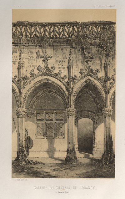 ... PL。 41，杜昂·茹安西·杜昂城堡画廊，索恩和卢瓦尔河，1860年。 作者 维克多·佩蒂特
