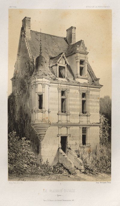 …… 79，勒普莱西斯·杜美·约讷（LePlessis-DuméeYonne），1860年。 作者 维克多·佩蒂特