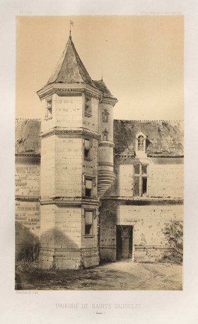 …… 87，圣高道夫·尤尔修道院，1860年。 作者 维克多·佩蒂特