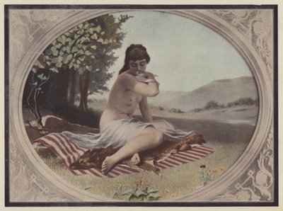 仙女（彩色石版画） 作者 Victor Renault des Engravers