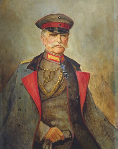 奥古斯特-冯-麦肯森将军，约 1916 年（布面油画） 作者 维也纳内多曼斯基工作室