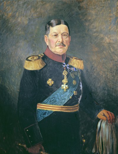 科尔马·弗赖赫尔·冯·德戈尔茨将军，c.1916（布面油画） 作者 维也纳内多曼斯基工作室