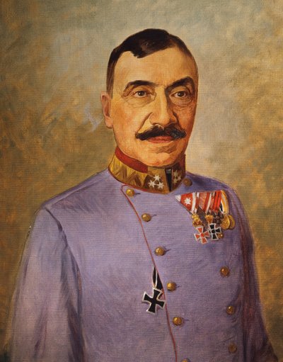 General Karl von Pflanzer-Baltin, c.1916 (oil on canvas) 作者 维也纳内多曼斯基工作室