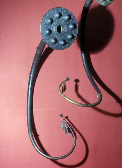 The lur, viking wind instrument. 作者 维京海盗