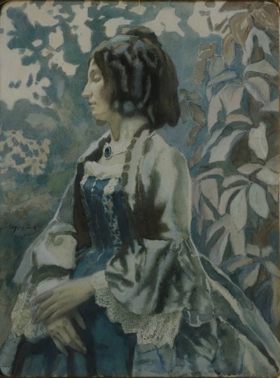 淑女肖像，1902年 作者 维克多·埃尔皮迪佛罗维奇·鲍里索夫·穆萨托夫