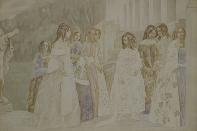 安魂曲，1905年 作者 维克多·埃尔皮迪佛罗维奇·鲍里索夫·穆萨托夫