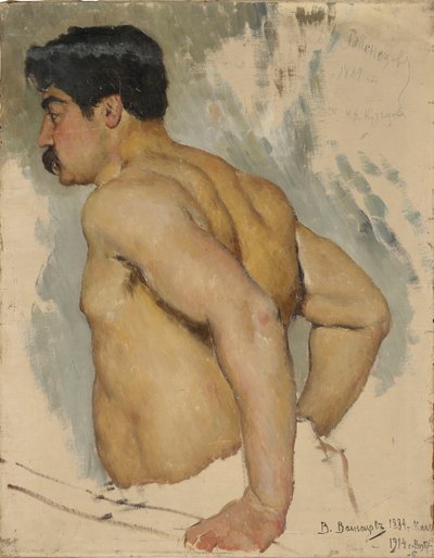 尼古拉·库兹涅佐夫（Nikolai Kuznetsov）的肖像1850-1929年，1884年。 作者 维克托·米哈伊洛维奇·瓦斯涅佐夫