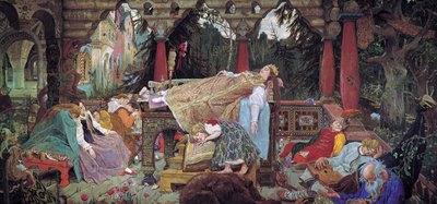 睡美人，1900-1926。 作者 维克托·米哈伊洛维奇·瓦斯涅佐夫