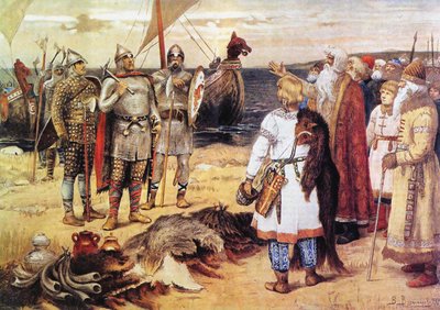 瓦兰基人的邀请：鲁里克和他的兄弟们于1912年之前抵达Staraya Ladoga 作者 维克托·米哈伊洛维奇·瓦斯涅佐夫
