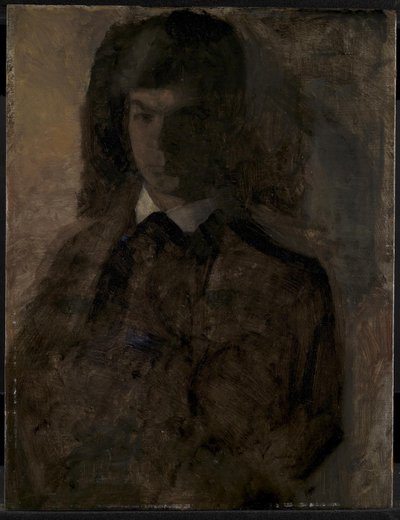画家 Svend Hammershøi，艺术家的兄弟 作者 威廉·哈默修伊