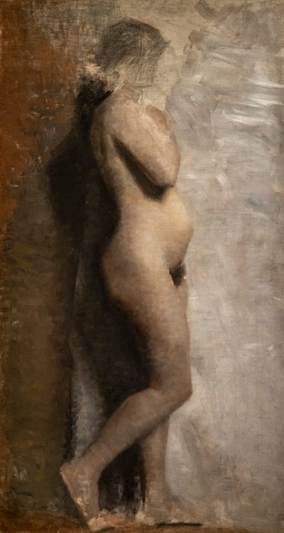 裸体女模特，简介 作者 威廉·哈默肖伊